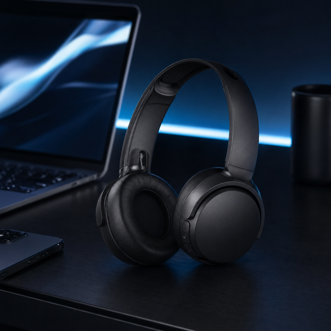 Casque Bluetooth Sans Fil RD C-1000 – Son Stéréo, Autonomie Longue Durée et Confortable