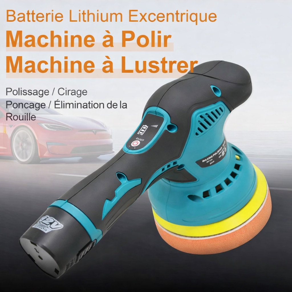OWJHE polisseuse de voiture sans fil 12V double Action Machine de polissage de voiture sans fil Machines de polissage électriques réglage des outils électriques