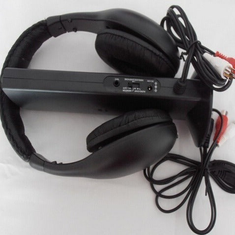 REDAMIGO – écouteurs HiFi sans fil 5 en 1, pour télévision ou ordinateur, Radio FM, avec Microphone et récepteur